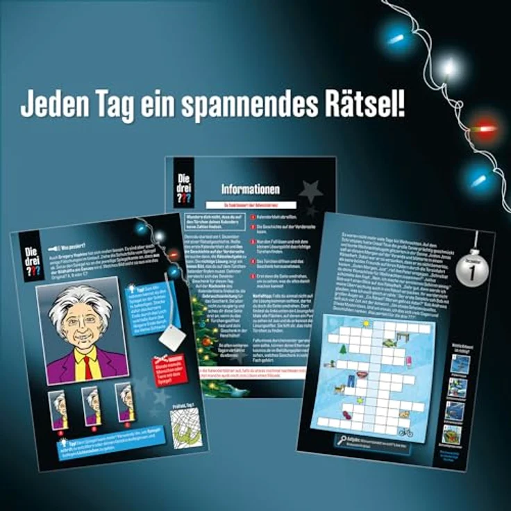 Kosmos Spielzeug-Adventskalender Die drei ??? - 2024 - Preisvergleich – Bild 4