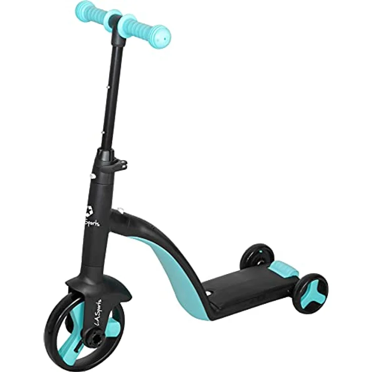 3-in-1 Kids Trike kombiniert Laufrad Dreirad Scooter für Kinder ab 2 Jahren mitwachsend höhenverstellbar – Bild 2