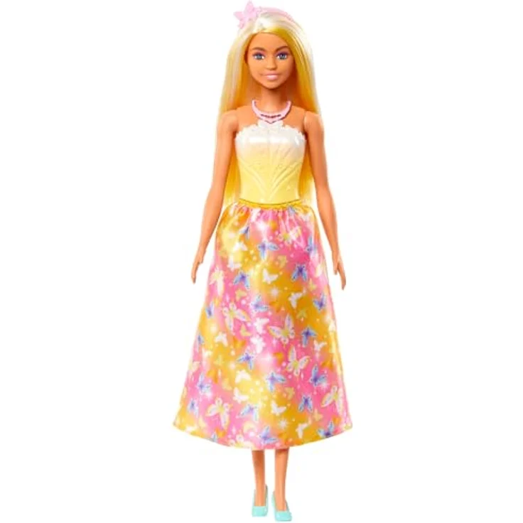 Mattel Barbie Core Royal Prinzessin Puppe mit blondem Haar in Regenbogenfarben – Bild 4