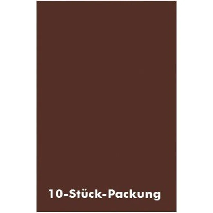 Folia Color-Bastelkarton, 220g/m², 50x70cm, 10 Bogen, Schokobraun [Spielzeug]