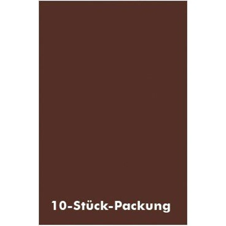 Folia Color-Bastelkarton, 220g/m², 50x70cm, 10 Bogen, Schokobraun [Spielzeug] – Bild 1
