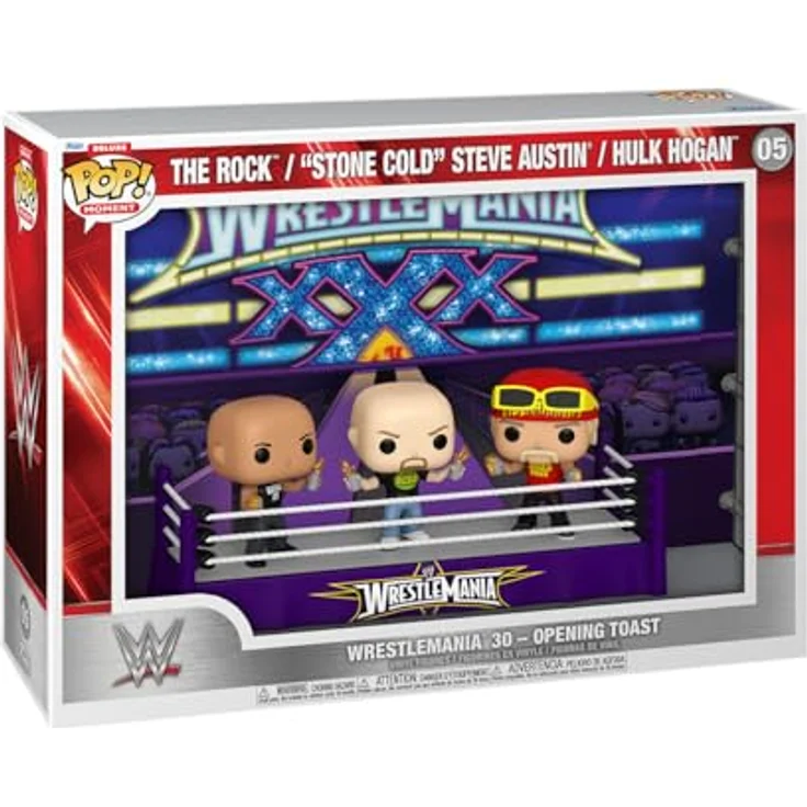 Funko POP! Moments Deluxe: WWE - TBD - WM 30 Toast - Vinyl-Sammelfigur - Geschenkidee - Offizielle Handelswaren - Spielzeug Für Kinder Und Erwachsene - Sports Fans - Modellfigur Für Sammler - von Funko – Bild 1