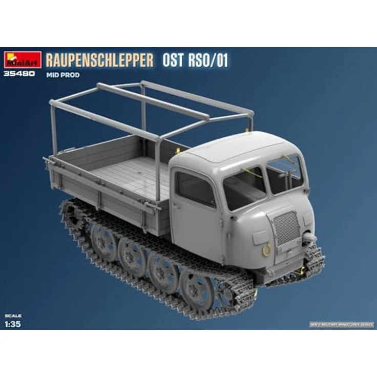 Mini art MA35480, 1/35 Raupen Shrepper OST RSO/01 Mid Model, detailierter Plastikmodell-Bausatz für Militärfahrzeuge – Bild 7