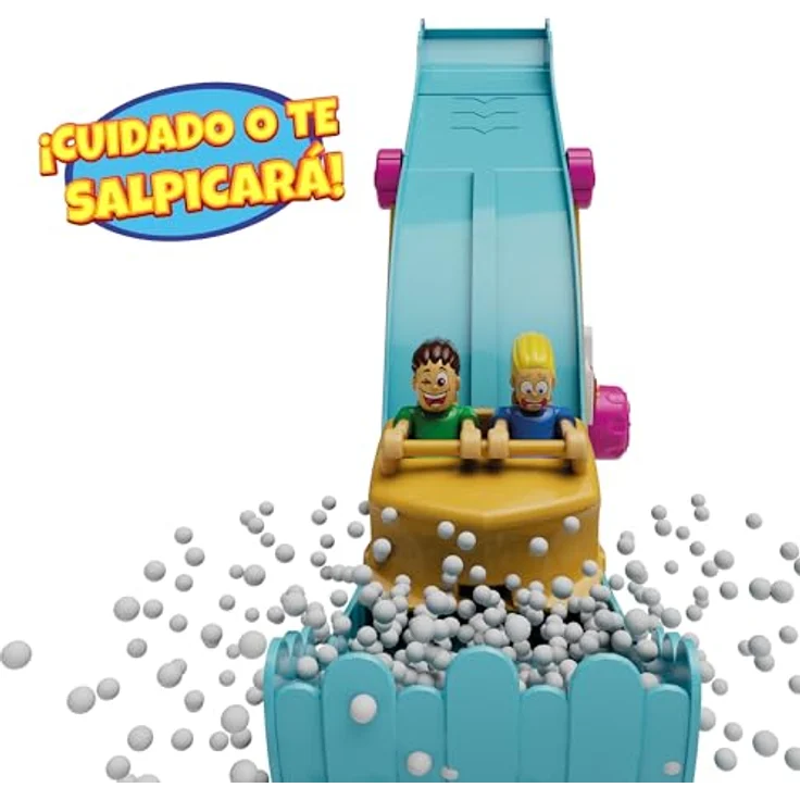 Bizak Rapid Rutsche, Brettspiel für Kinder ab 4 Jahren, mit Schaumstoffkugeln und Roulette – Bild 5