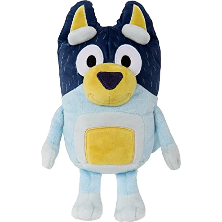 BlueY Bluey Dad Bandit 22,9 cm Plüschtier, perfekte Größe zum Kuscheln, luxuriöse Stoffe und gestickte Details – Bild 1