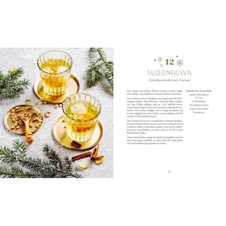 Coppenrath Verlag 24 Drinks bis Weihnachten, kulinarischer Adventskalender mit 24 verschiedenen Getränken – Bild 5