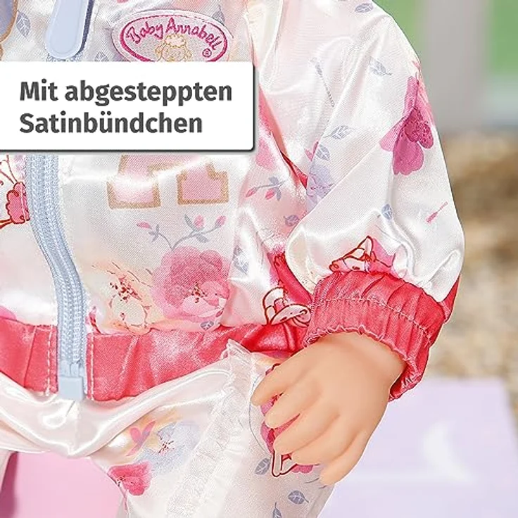 Baby Annabell, Puppenkleidung, Deluxe Outdoor Set 43cm mit Jacke, Shirt, Hose und Socken, 707449, Zapf Creation, Rosa, 43 – Bild 3