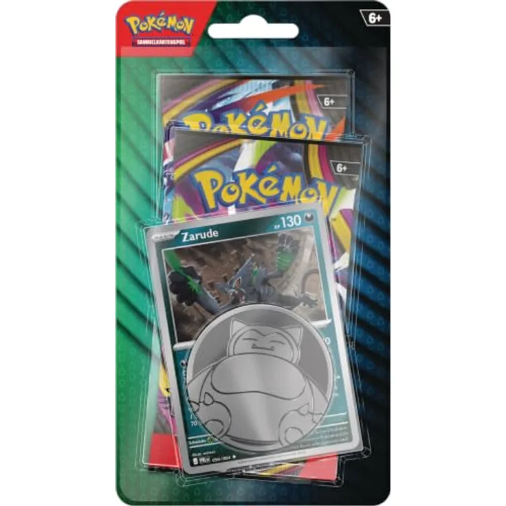 The Pokemon Company Pokémon 2 Pack Blister August 2026, Sammelkarten mit 2 Boosterpacks, Promokarte Zarude und Pokémon-Münze