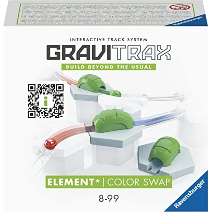 Ravensburger GraviTrax Element Color Swap - Zubehör für das Kugelbahnsystem. Kombinierbar mit allen GraviTrax Produktlinien, Starter-Sets, Extensions & Elements, Konstruktionsspielzeug ab 8 J. – Bild 1