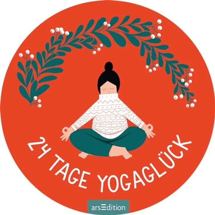 Ars Edition Adventskalender in der Dose, 24 Tage Yogaglück mit Karten für Yoga-Übungen und Achtsamkeitsanregungen – Bild 5