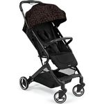 hauck Travel N Care, Leo Schwarz - Reise Buggy mit Liegefunktion, für Kinder ab Geburt bis 22 kg, leicht 6,9 kg, klein zusammenklappbar, UPF 50+, große Einkaufskorb bis 3 kg