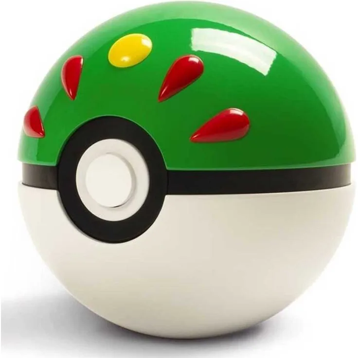 The Wand Company Freundesball Pokémon Pokéball-Replik, limitierte Auflage mit Touch- und Annäherungssensorik, Mehrfarbig, Durchmesser ca. 8 cm, inkl. edlem Etui mit Lichteffekten