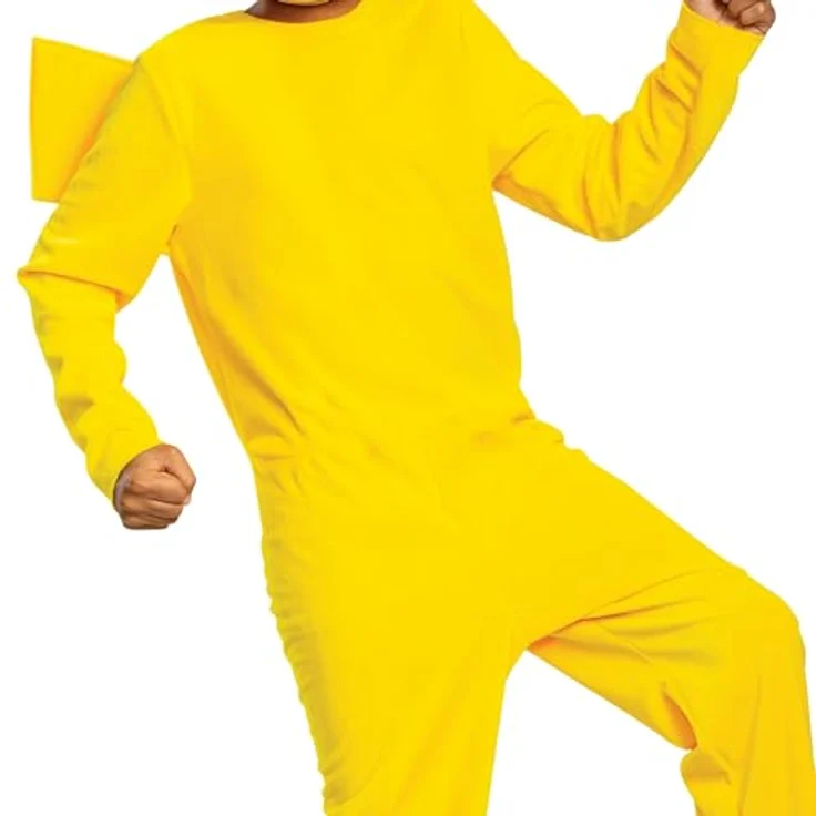 Disguise Pokémon Pikachu Kinderkostüm, Offiziell lizenziert, Komfortabler Sitz und detailliertes Design, Größe M 7-8 Jahre – Bild 5