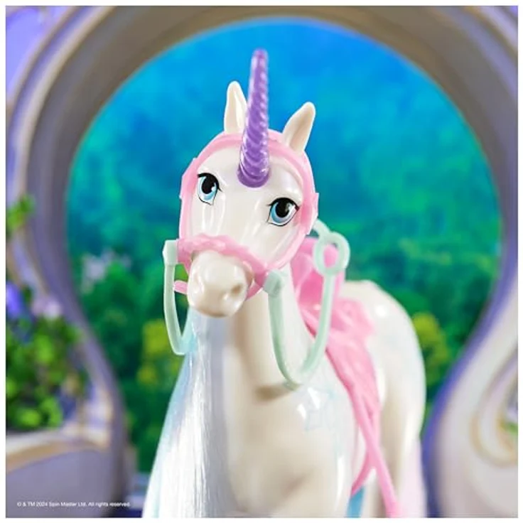 Spin Master Unicorn Academy – Unicorn Glacier, 28 cm Sammelfigur mit perlisiertem Körper und glitzerndem Horn – Bild 5