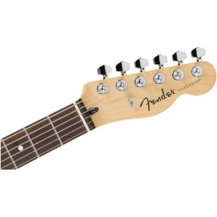 Fender Standard Telecaster, Elektrische Gitarre mit Modern C-Hals und Durchgehender-Saiten-Brücke, Olympic White – Bild 4