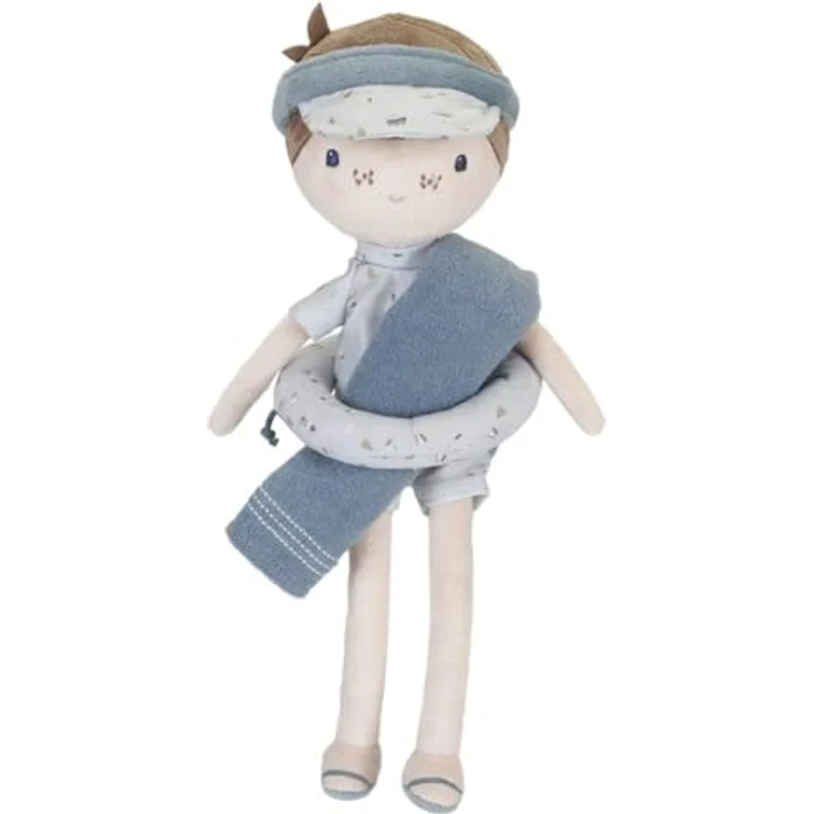 Little Dutch 4552 Stoffpuppe Kuschelpuppe Jim mit Zubehör (35 cm) – Bild 1