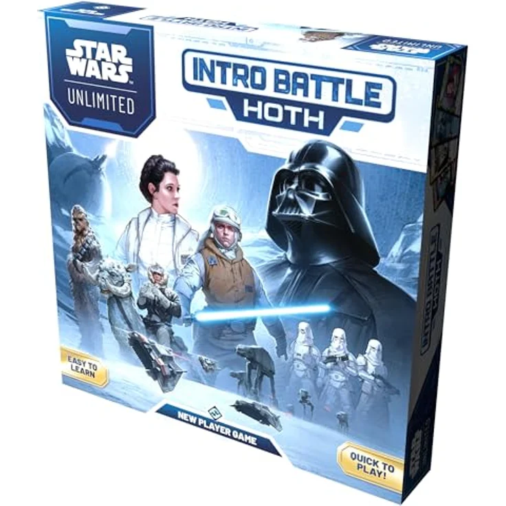 Asmodee Star Wars: Unlimited TCG – Intro Battle Hoth – Sammelkartenspiel-Starter-Set, 2 vorgefertigte Decks für 2 Spieler, ab 12 Jahren, englisch, 20 Minuten Spielzeit – Bild 2