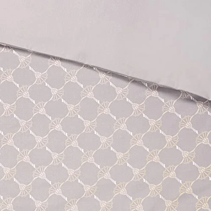 Joop, Mako-Satin-Bettwäsche, Kornblumen-Muster mit nuancierten Farben 155x200 + 1x 80x80 sand – Bild 3