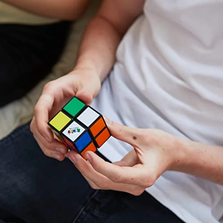 Rubik's Würfel Advanced 3 x 3 Spiel mit bunten Puzzlespieln – Set mit Würfeln 2 x 2 und 3 x 3 cm, originelle Farbabstimmung mit Anleitung – 6064009 – Spielzeug für Kinder ab 8 Jahren – Bild 8