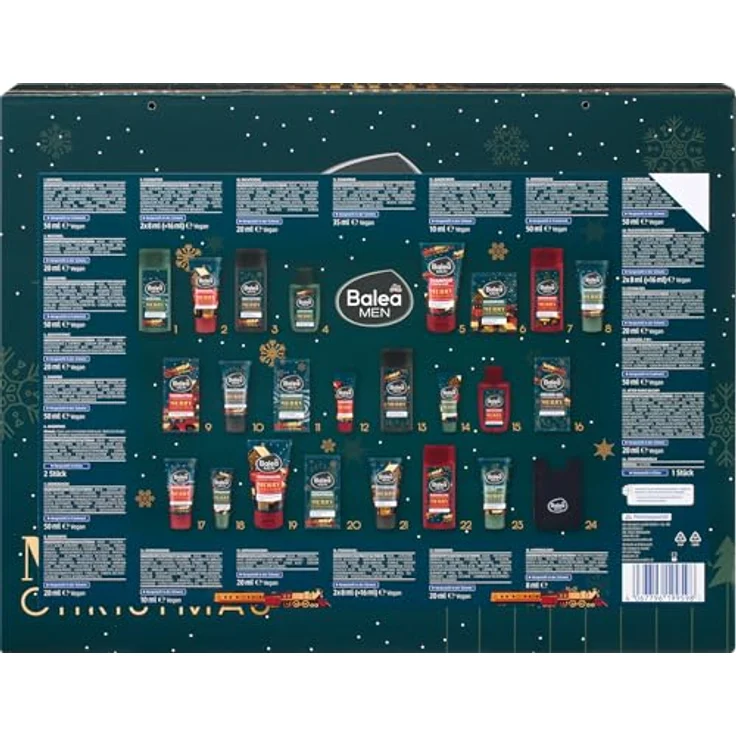 Balea MEN Adventskalender 2025, 24 Pflegeüberraschungen für ihn, DM Alverde Balea – Bild 2
