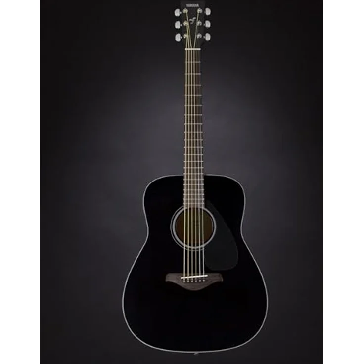 Yamaha FG800 BL, Akustik Gitarre mit massivem Fichtentop, Nato-Hals, Okoume-Korpus, schwarzen Die-cast Chrome Hardware und Rosewood-Griffbrett – Bild 3