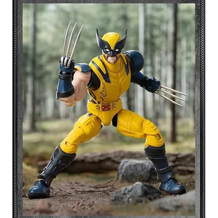 Blokees Marvel Heroes Champion Class 05 Wolverine, detaillierte Sammelfigur, gelenkter Modellbausatz, 15 cm Höhe, aus hochwertigem PVC, mehrfarbig – Bild 5