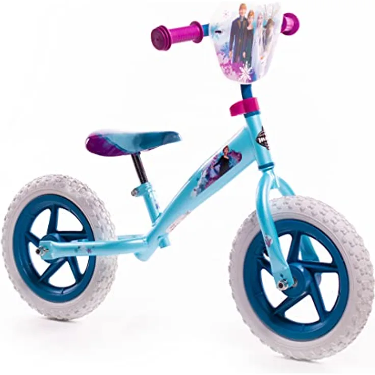 Huffy Mädchen Disney Eiskönigin 2 Kinder Laufrad 12 Zoll, blau/weiß, 30,5 cm