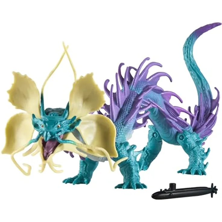 Godzilla THE NEW EMPIRE - KONG Tiamat 15 cm Sammelfigur mit U-Boot-Zubehör und detaillierter Gestaltung
