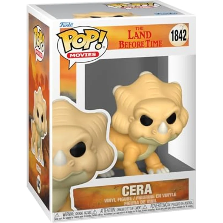 Funko Pop! Movies: The Land Before Time - Cera - Vinyl-Sammelfigur, 9,5 cm, hochwertiges, langlebiges Sammlerstück für Kinder und Erwachsene – Bild 1