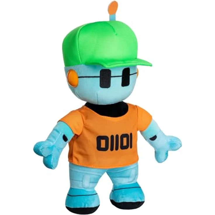 Bandai Stumble Guys Roboter Guy, großes Plüschtier 30 cm, bunt, offizielle Videospiel-Lizenz, geeignet für Kinder ab 2 Jahren – Bild 2