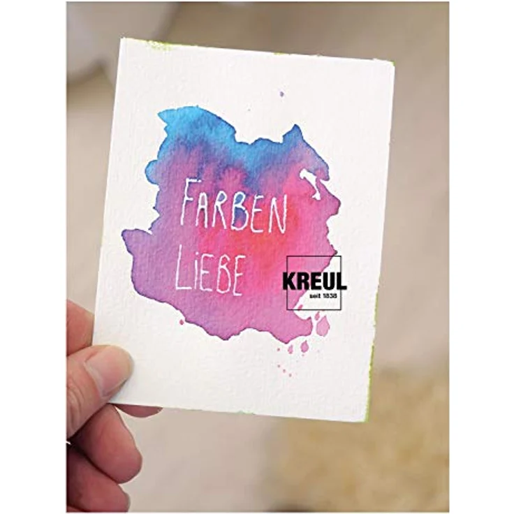KREUL 18165 - Solo Goya Masking Marker medium, Strichstärke 2 - 4 mm, abziehbares Rubbelkrepp in Markerform, für präzise und kantenscharfe Linienführung inmitten fließender Aquarellfarbe – Bild 5