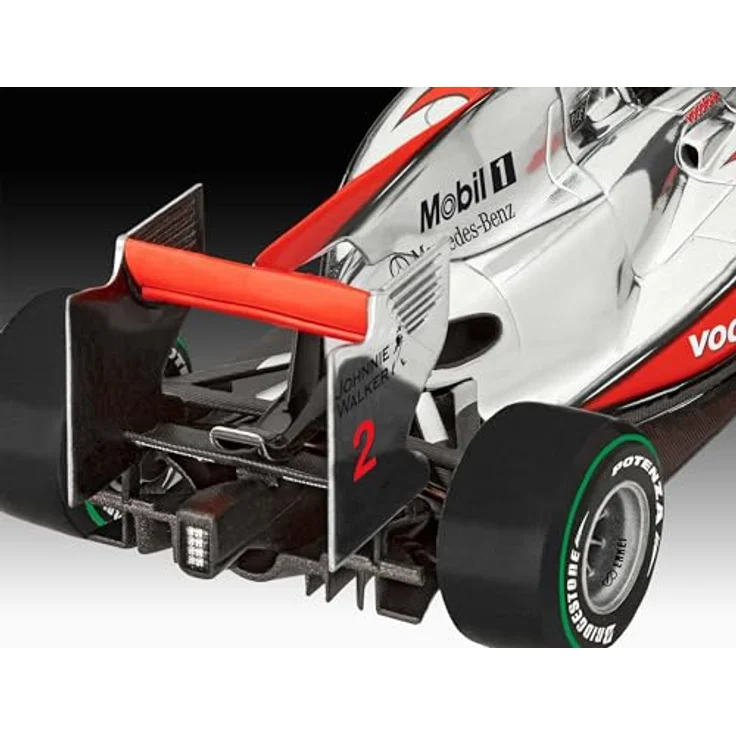 Revell® Modellbausatz McLaren Mercedes MP4-25 Lewis Hamilton, Formel-1-Rennwagen, Maßstab 1:24, 103 Teile, detaillierter Motor, Abziehbilder für Grand-Prix-Rennen – Bild 5