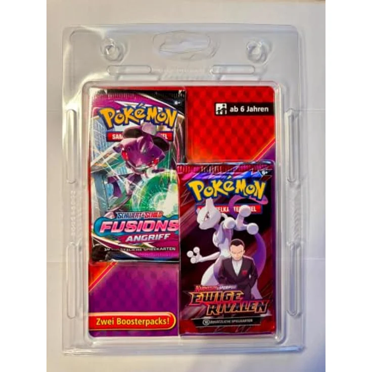 AMIGO Pokémon 2 Pack Blister Obsidian Flammen & Reisegefährten, 2 Booster Packs, Deutsch – Bild 3