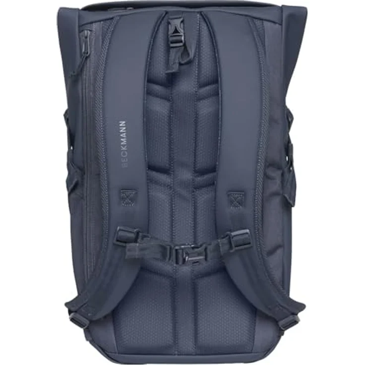 Beckmann Street Light Backpack, Freizeitrucksack mit Laptopfach bis 15 Zoll, ergonomisches Design, 22L, navy dunkelblau – Bild 4