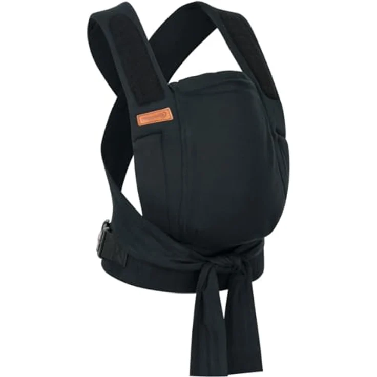 Hoppediz Babytrage Bondolino b.pure, Komforttrage ab Geburt (3 - 20 kg), Bauchtrage, Rückentrage & Hüfttrage aus hautfreundlicher Baumwolle – Bild 1