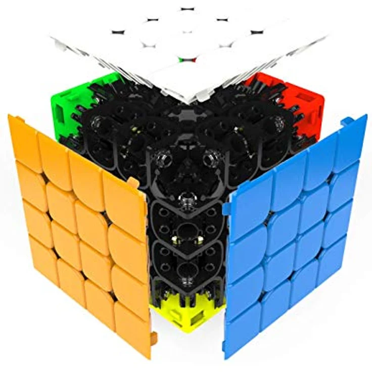 GAN 460 M Speedcube, 4x4 magnetischer Meister Würfel Gans 460M Puzzle Spielzeug(Stickerlos) – Bild 5