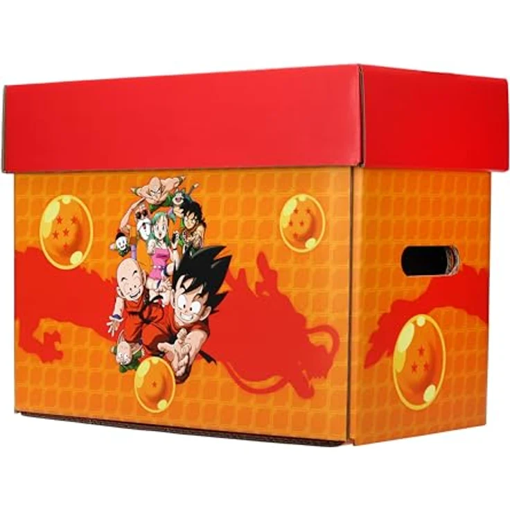 SD Toys Dragon Ball Archivierungsbox, Aufbewahrungslösung mit Goku und Vegeta, 40 x 21 x 30 cm, farbenfrohes Design, praktischer Griff – Bild 5