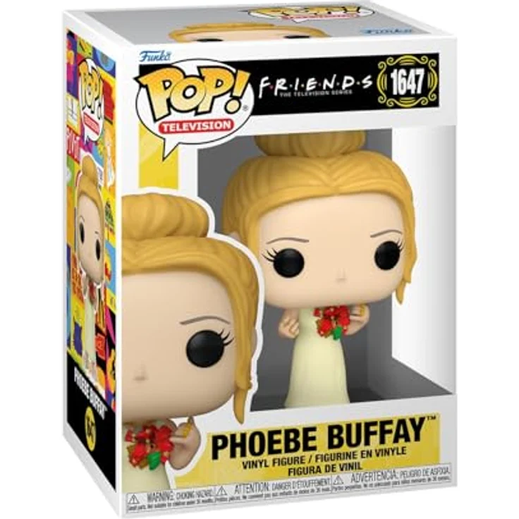 Funko POP! TV: Friends – Phoebe Buffay- Vinyl-Sammelfigur - Geschenkidee - Offizielle Handelswaren - Spielzeug Für Kinder und Erwachsene - TV Fans - Modellfigur Für Sammler und Display, 9,5 cm, Premium Vinyl Material, Funko Pop! Figuren Kollektion – Bild 1