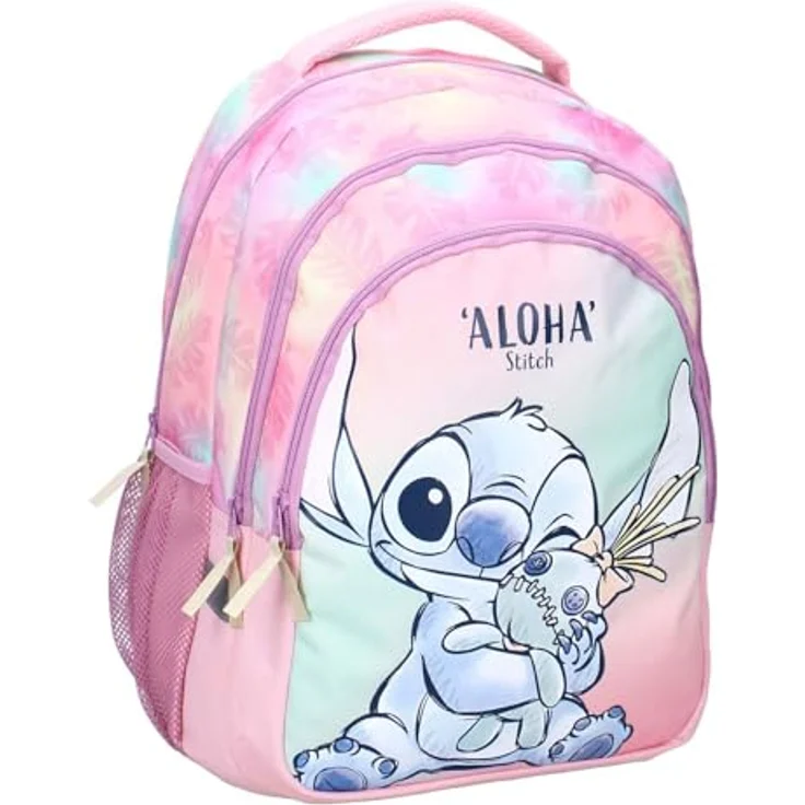 Vadobag Rucksack Stitch Wild Energy, Schultasche mit Seitentaschen, hochwertige Qualität – Bild 1