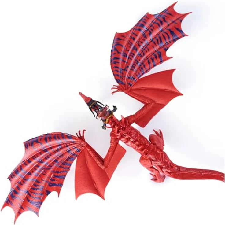 Spin Master Dreamworks Dragons How to Train Your Dragon Viking Duo, Monstrous Nightmare und Snotlout Action Figuren, Sammelfiguren für Kinder ab 4 Jahren – Bild 4