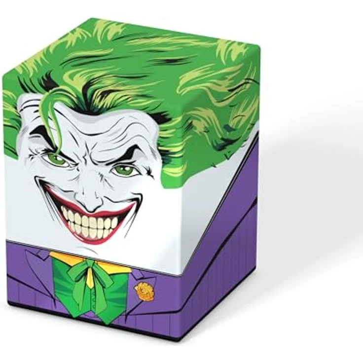 Ultimate Guard Squaroes - Squaroe Batman: Gotham City GC003 - Joker Deck-Box für bis zu 100 Spielkarten, aus 78% erneuerbaren Rohstoffen, schwarz – Bild 2
