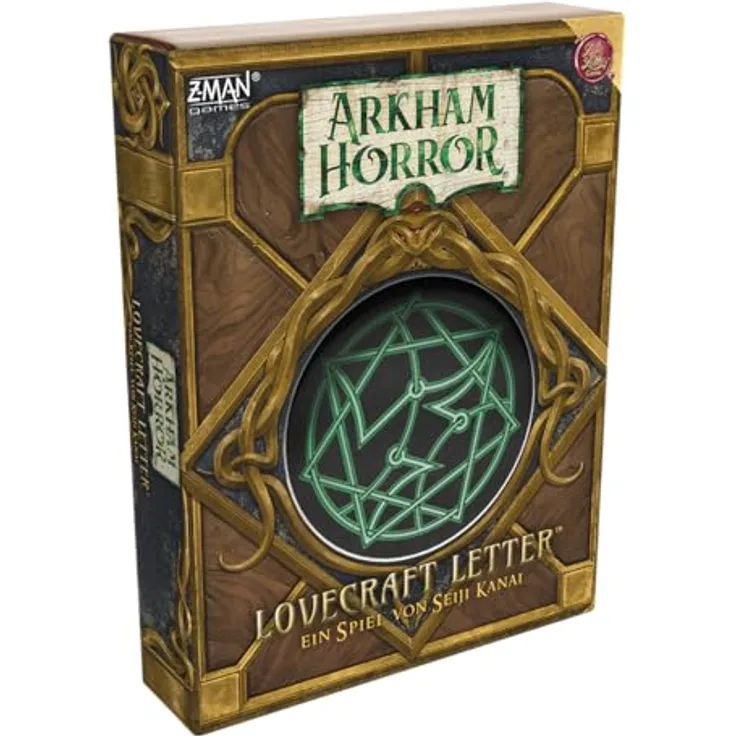 Z-Man Games Arkham Horror: Lovecraft Letter, Kartenspiel für 2-6 Spieler, ab 14 Jahren, 30-45 Minuten Spielzeit, Deutsch