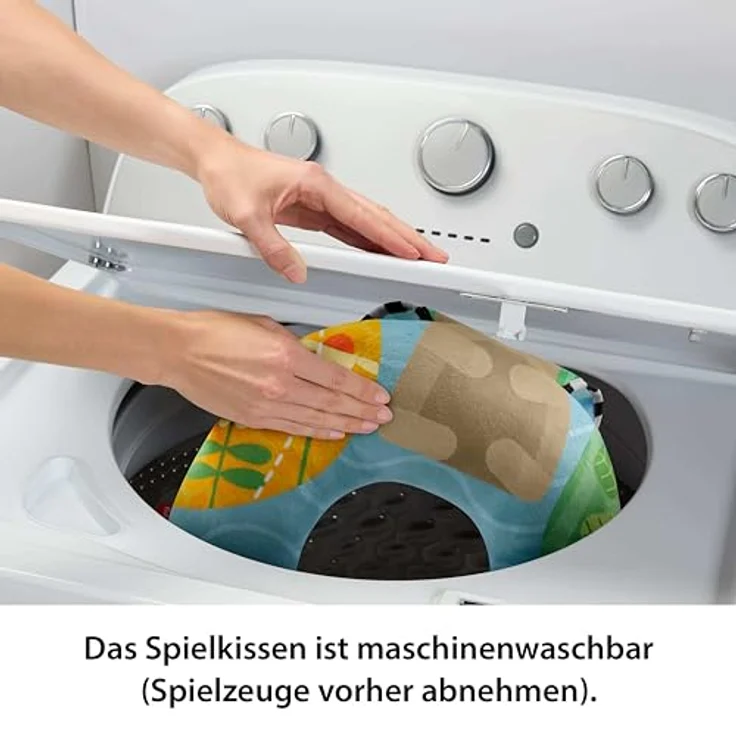 Fisher Price Balanced Beginnings Tummy Wedge, Bauchlagen-Keil mit sensorischen Aktivitätsspielzeugen, geeignet ab 0 Monaten – Bild 5