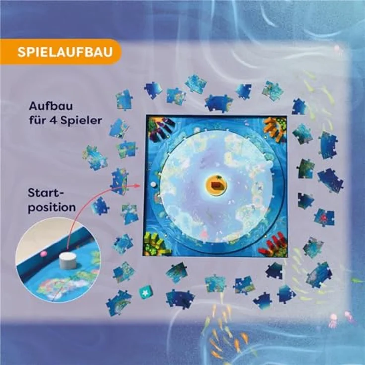 HABA Game Meets Puzzle – Ocean Twist, Brettspiel zum Puzzeln und Schatzsuchen – Bild 5