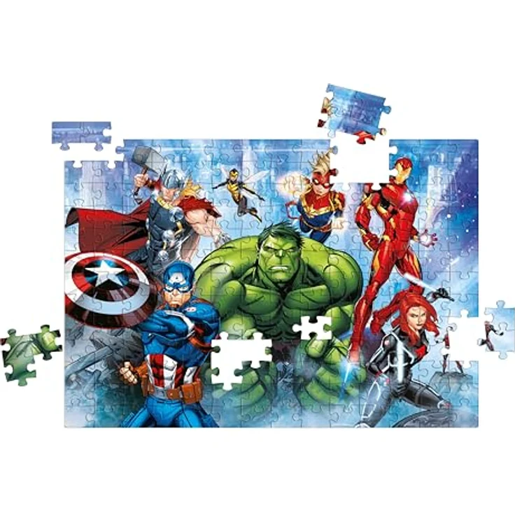 Clementoni 29778 The Avengers Supercolor Puzzle, 180 Teile für Kinder ab 7 Jahren, Mehrfarbig, Made in Italy, 48,5 x 33,5 cm – Bild 4