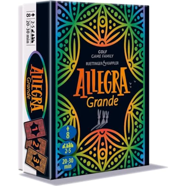 Sonstige Verlage ALLEGRA Grande, Brettspiel mit 16er-Auslage, taktischen Aktionskarten und Joker-Funktionen – Bild 3