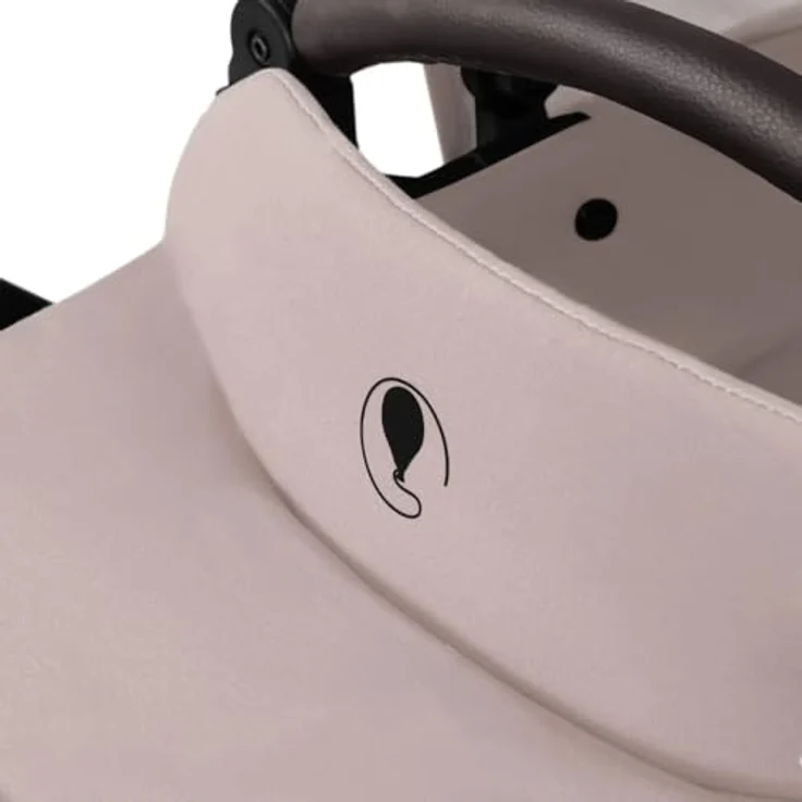 ABC Design Puppenwagen Migno - 2in1 Puppenwagen mit Babywanne, Sportsitz, Verstellbarer Knickschieber, kompaktes Faltmaß, ab 3 Jahren - Berry – Bild 3