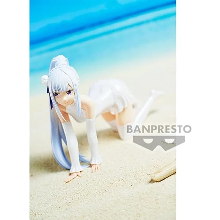 Banpresto RE Zero – Emilia Celestial Vivi Figur 13 cm, Sammelfigur in beliebter Pose – Bild 4