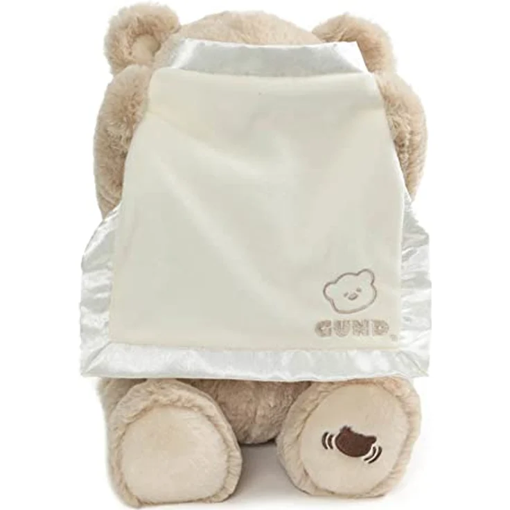 GUND Peek-A-Boo Teddy Bear, Animierter Plüsch, 11,5 Zoll, für Babys und Neugeborene mit Guck-a-Boo-Spiel und abwaschbarer Oberfläche – Bild 2