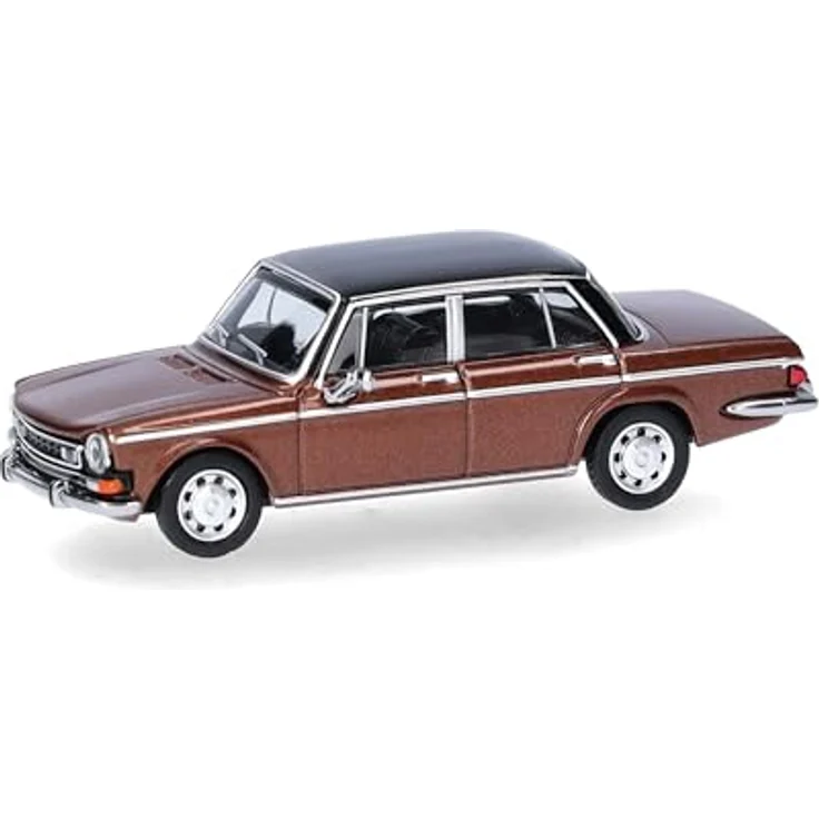 Herpa Simca 1301 Special, 1:87 Miniaturmodell, Sammlerstück aus Kunststoff, kupfermetallic, Made in Germany – Bild 1